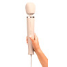 le WAND Wand Powerful Plug-In 34cm - Tête 62mm Crème